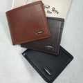 New Men's Wallet — Short-Style PU Leather Business Wallet with Multiple Card Slots and ID/Driver's License Holder
